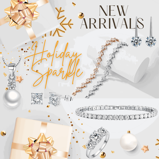 Oval Link Bracelet with White Diamond Cubic Zirconia-gallery-30351739224122