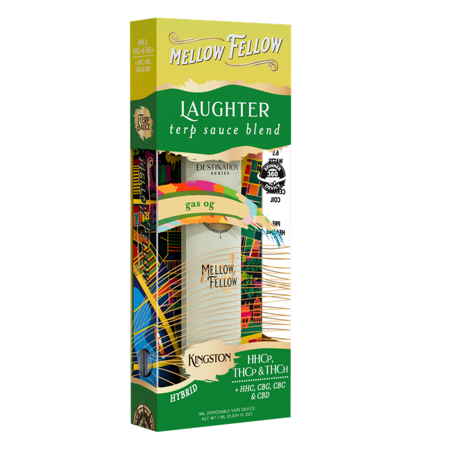 Laughter Blend - Kingston - Terp Sauce 1ml Disposable Vape - Gas OG (Hybrid)-gallery-36763926331598