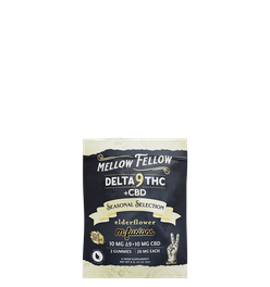 Live Resin Infused Edibles - 2 ct. 40mg Delta 9 THC & CBD - Elderflower (Seasonal Selection)