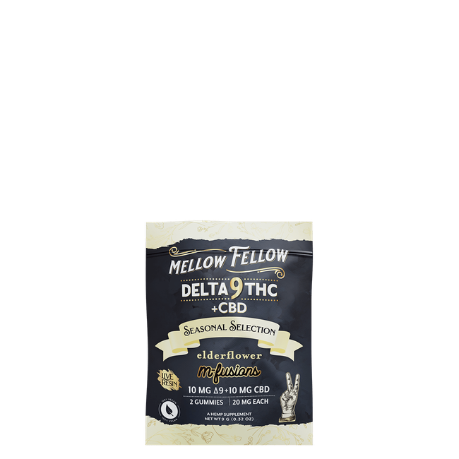 Live Resin Infused Edibles - 2 ct. 40mg Delta 9 THC & CBD - Elderflower (Seasonal Selection)-gallery-37099040932046
