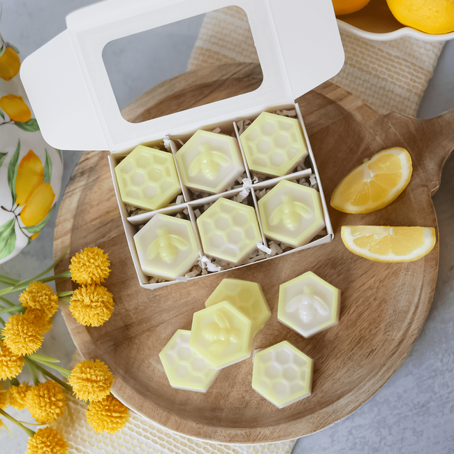 Lemon Drop Coconut Honeycomb Wax Melts - 3 oz.-gallery-31320780767302