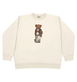 Brown Original Embroidered Crewneck