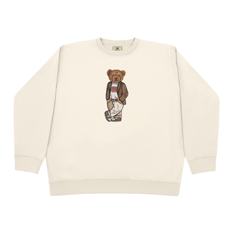 Brown Original Embroidered Crewneck