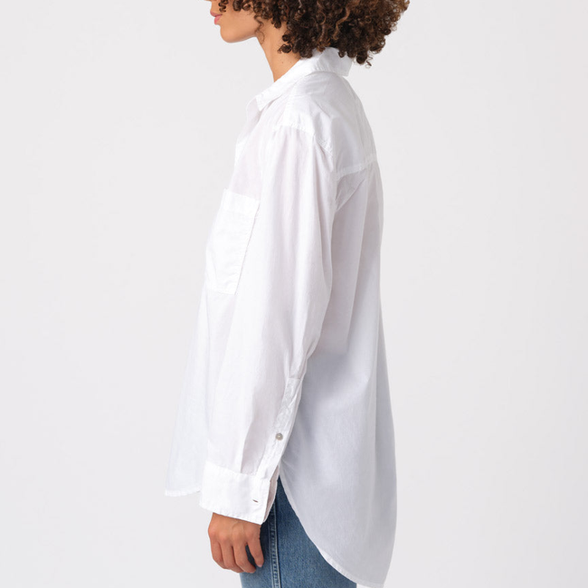 Ruth Oversized Shirt <br> White-gallery-31392761512002