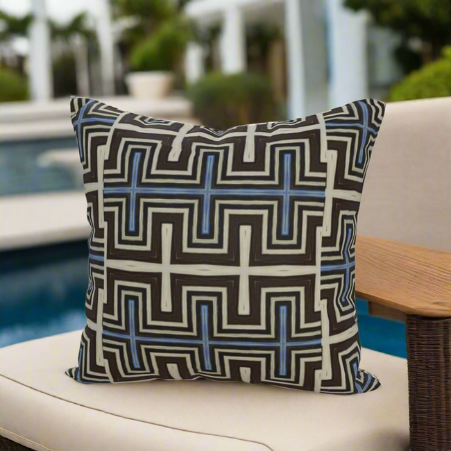 Cross Pointe – Luxury Outdoor Pillow by SmithHönig-gallery-33205088714865