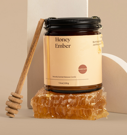 Honey Ember Beeswax Candle