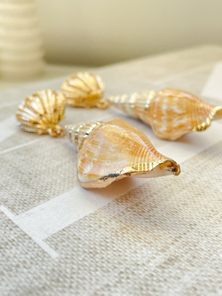 Seashell Dangle Earrings
