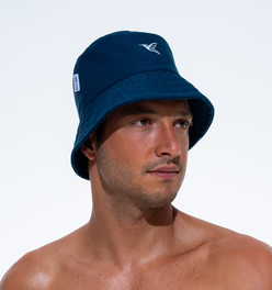 Mens Bucket Hat | 100% Cotton Twill | Deep Ocean