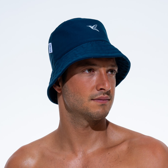 Mens Bucket Hat | 100% Cotton Twill | Deep Ocean-gallery-37538002895005