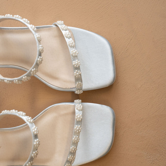 The Phoebe | Something Blue Beaded Strap Heel – Bridal & Occasion-gallery-42229787885745