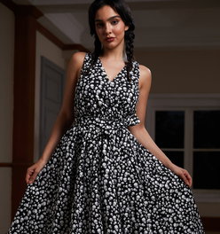 Instant Energy Faux-Wrap Dress