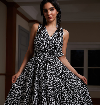 Instant Energy Faux-Wrap Dress