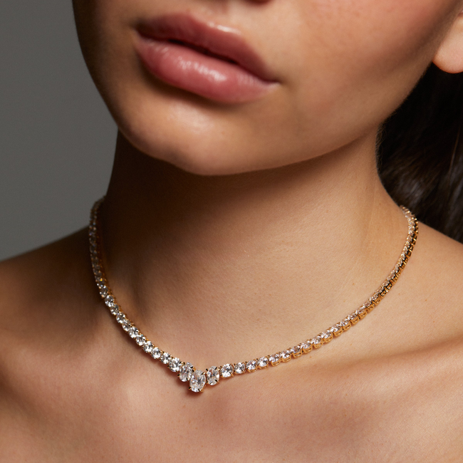STELLAR CZ SLIDER COLLAR NECKLACE-gallery-48486056001795