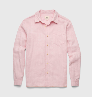 Brian Slub Shirt - Pink Dolphin