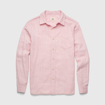 Brian Slub Shirt - Pink Dolphin