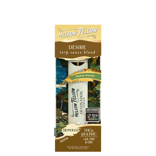 Desire Blend - Terp Sauce 2ml Disposable Vape - Maui Wowie (Sativa)-gallery-36989961568462
