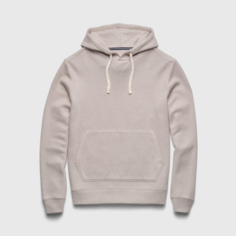 Justin Cashmist Fleece Hoodie - Taupe Heather Grey