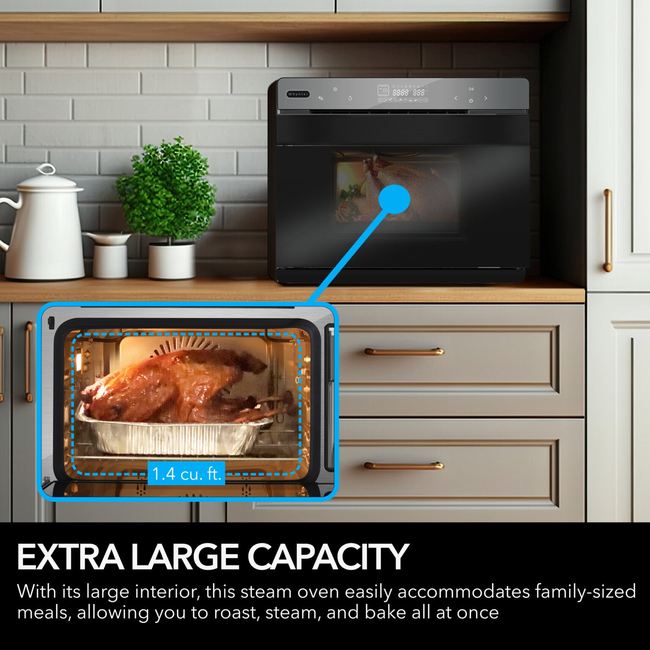 Whynter Grande 40 Quart Capacity Counter-Top Multi-Function Intelligent Convection TSO‑488GB-gallery-46742759997688