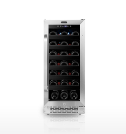 Whynter BWR‑308SB 15″ Built‑In/Undercounter 33‑Bottle Wine Refrigerator – Stainless Steel Trim, Digi
