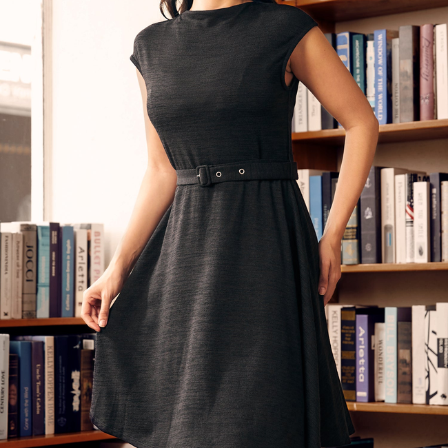 Elegance Anew Fit & Flare Dress-gallery-37206603956395
