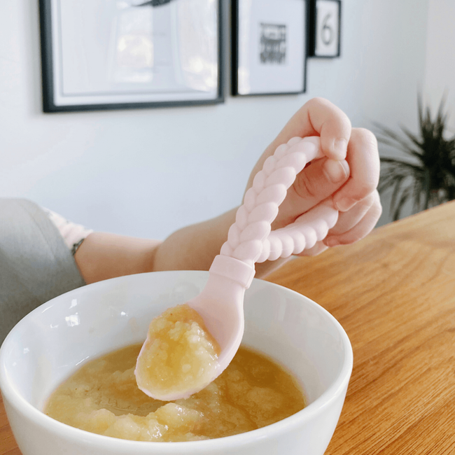 Sweetie Spoons™ - Silicone Baby Fork + Spoon Set-gallery-14591054020723
