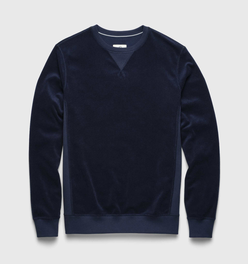 Butch Saltwater Terry Crewneck - Navy Blazer