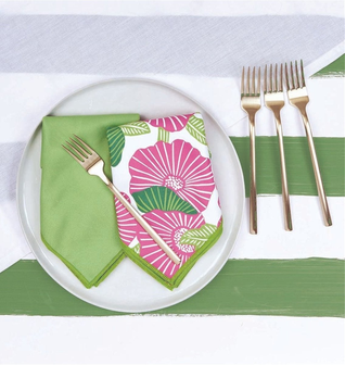 Poppy Papaver blu Dinner Napkin Set of 6