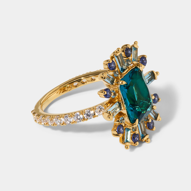 STELLAR MULTI STONE HALO RING-gallery-48508852928771