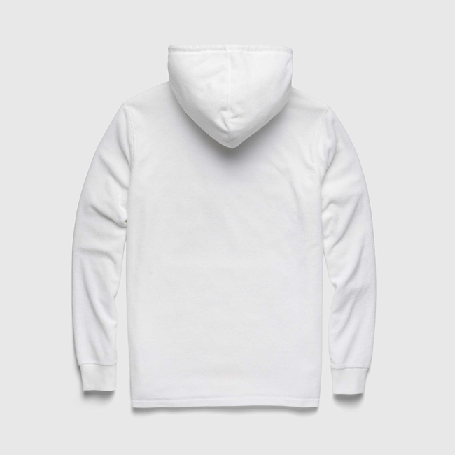 Dave Saltwater Terry Hoodie - White-gallery-47040669319426