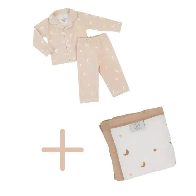 Moonlit Blanket + Moonlit Classic Pajamas Bundle-gallery-46657962836201