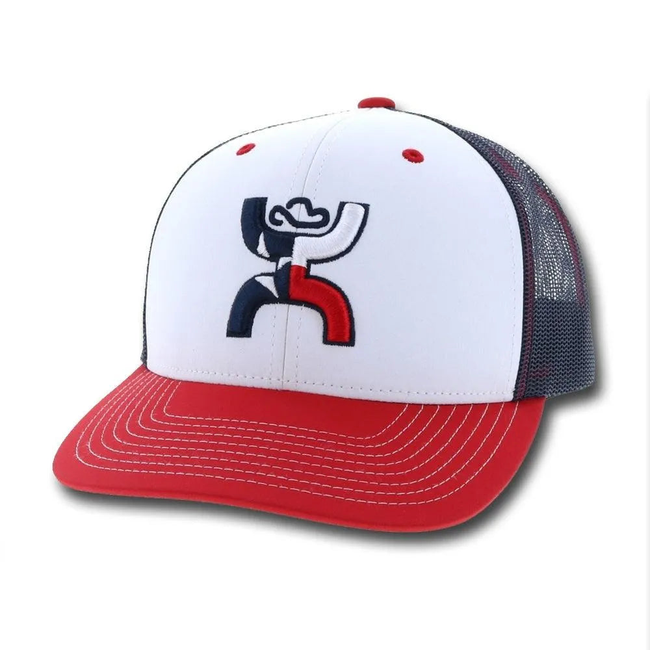 HOOey Texican (Red White & Blue) - Trucker Cap-gallery-46122189324594