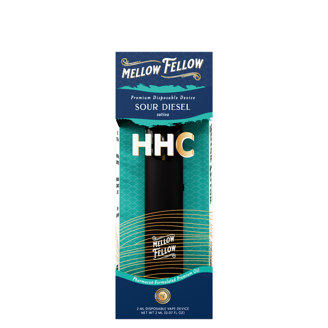 HHC Premium 2ml Disposable Vape - Sour Diesel (Sativa)-gallery-37045919744206
