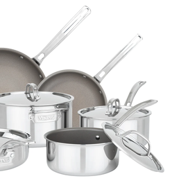 Viking PureGlide Pro 3-Ply 10-Piece Cookware Set