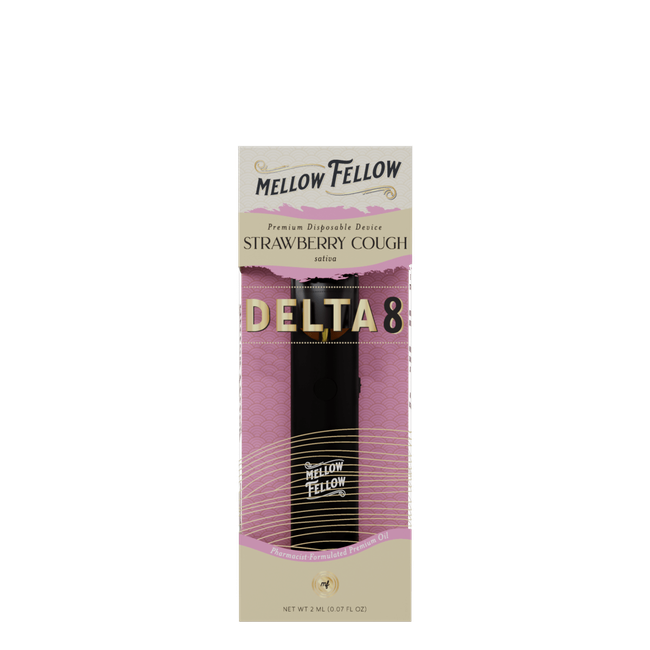 Delta 8 Premium 2ML Disposable Vape - Strawberry Cough (Sativa)-gallery-36335885517006