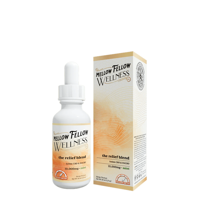 The Relief Blend CBD Tincture - 10,000mg - Mint-gallery-37327689646286