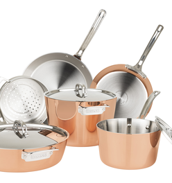 4-Ply Copper Cookware Set
