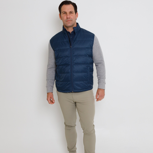 Down Jacket - Midnight Navy/Steel Heather-gallery-44459277680865