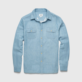 Zhu Chambray Shirt - Blue