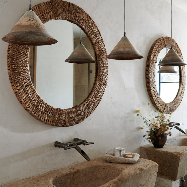 Folha Round Mirror-gallery-29983376965693