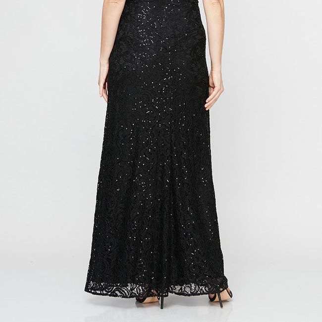 Petite Elaine Sleeveless Lace Gown-gallery-42532173447424