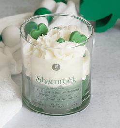 Dessert Candle Shamrock | St.Patrick's Day Gift