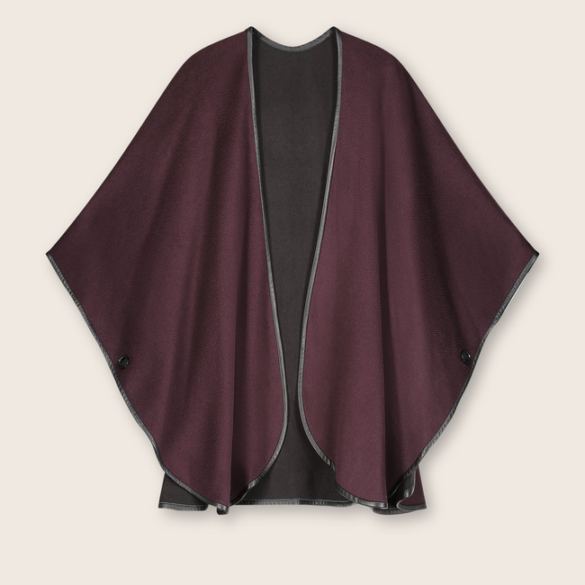 Roma Pure Cashmere Reversible Cape-gallery-42916572823832