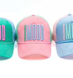 MAHJONG HAT | Corduroy Trucker | Mahjong Mood