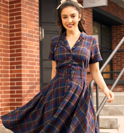 Rustic Elegance Casual Dress