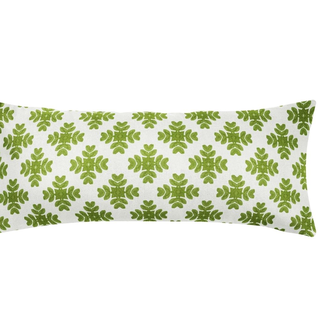 Brushstrokes Green 14x36 Pillow