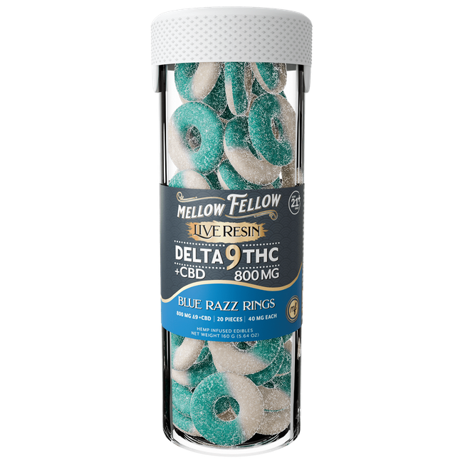 Delta 9 Live Resin Blue Razz Rings-gallery-36739990618318