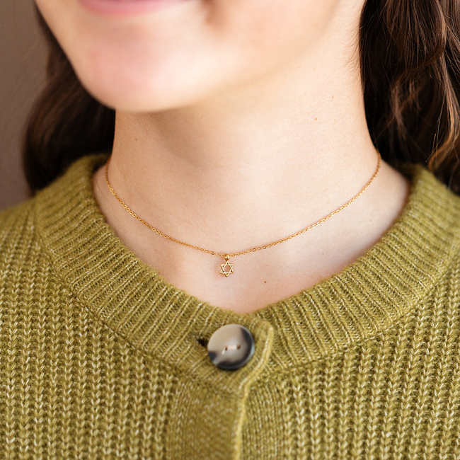 Star of David Necklace-gallery-37345205944494