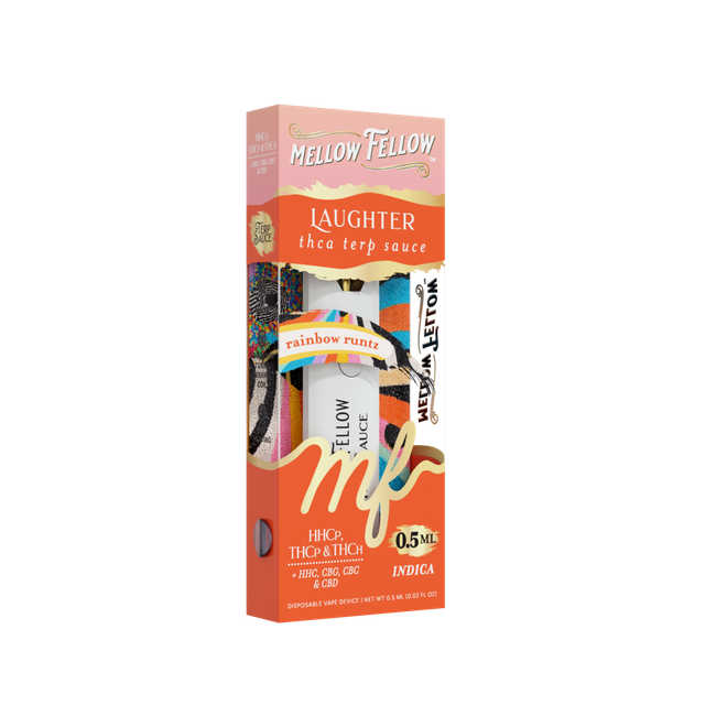 Laughter Blend 0.5ml Terp Sauce Disposable Vape - Rainbow Runtz (Indica)-gallery-38057781067982