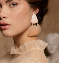 Venus Earrings in Blush