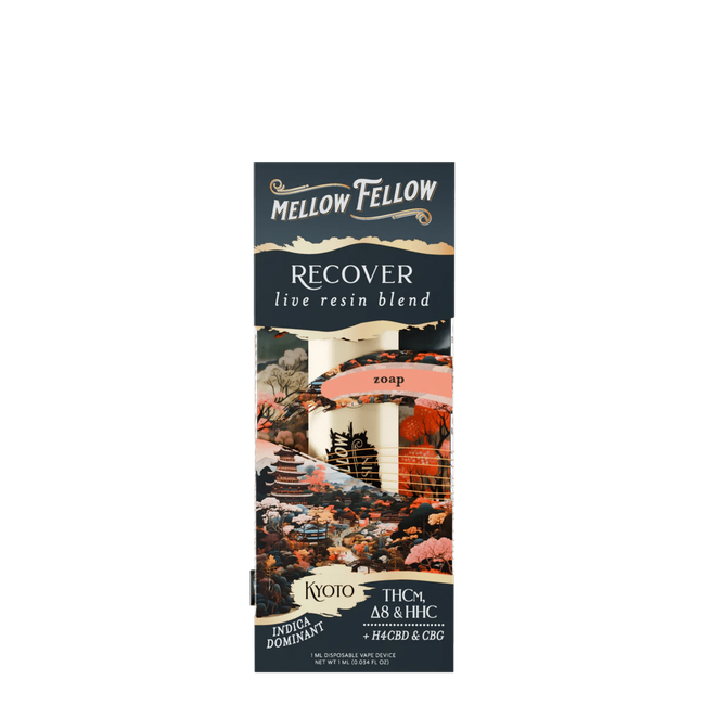 Recover Blend - Live Resin 1ml Disposable Vape - Zoap (Indica Dominant)-gallery-37327673000142